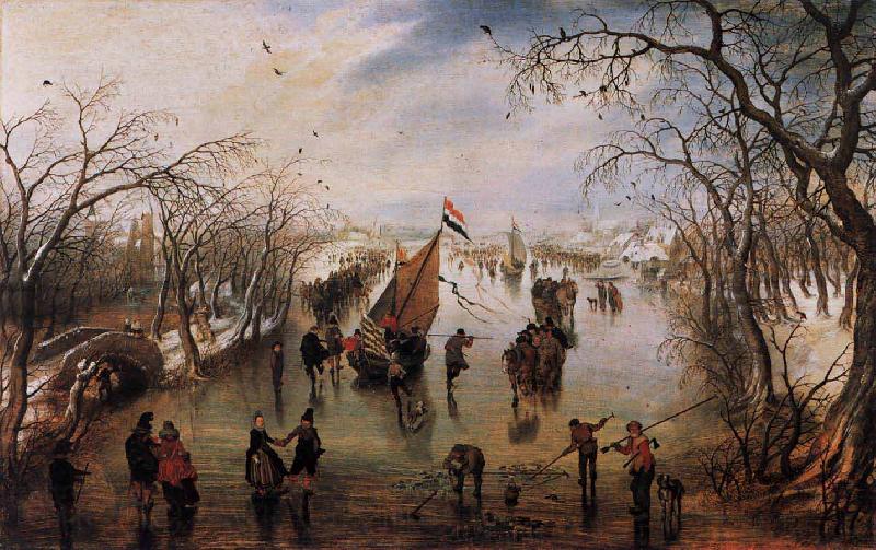 Adriaen Pietersz Vande Venne Winter Spain oil painting art